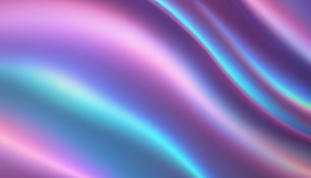 Vibrant and mesmerizing abstract holographic wave pattern