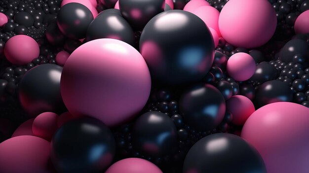 Vibrant and Mesmerizing world of Colorful Abstract Bubbles Background