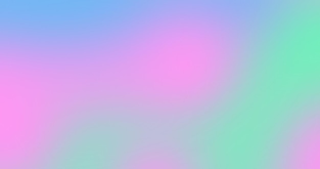 Vibrant modern pastel gradient design background pink green and blue unicorn