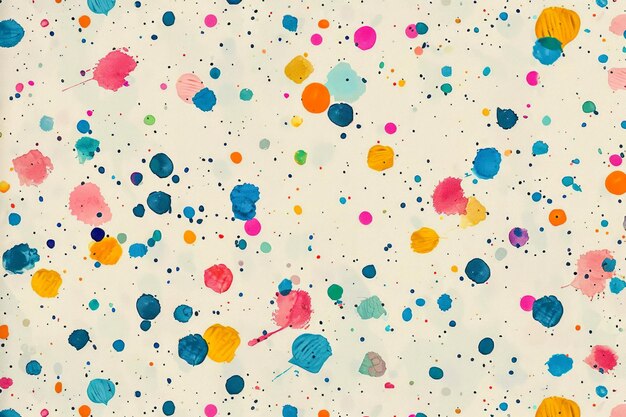 Photo vibrant multicolored confetti and glitter sprinkles on a neutral background for parties and