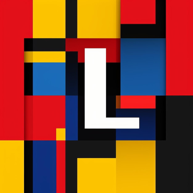 Vibrant Munich Helles Lager Logo With Mondrianinspired Colors