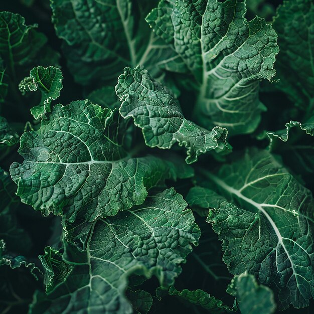 Vibrant Mustard Greens A Macro Photography Journey