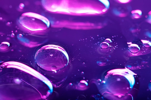 Vibrant neon purple liquid background