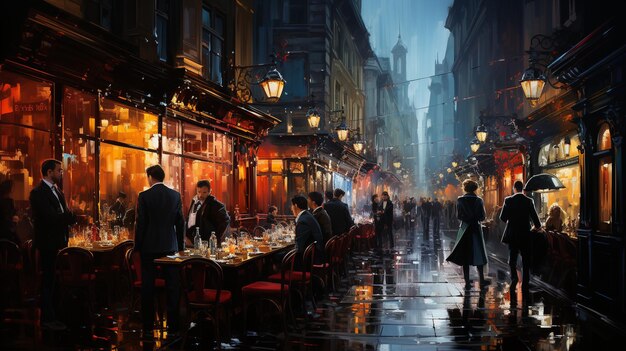 Vibrant Nightlife Scene