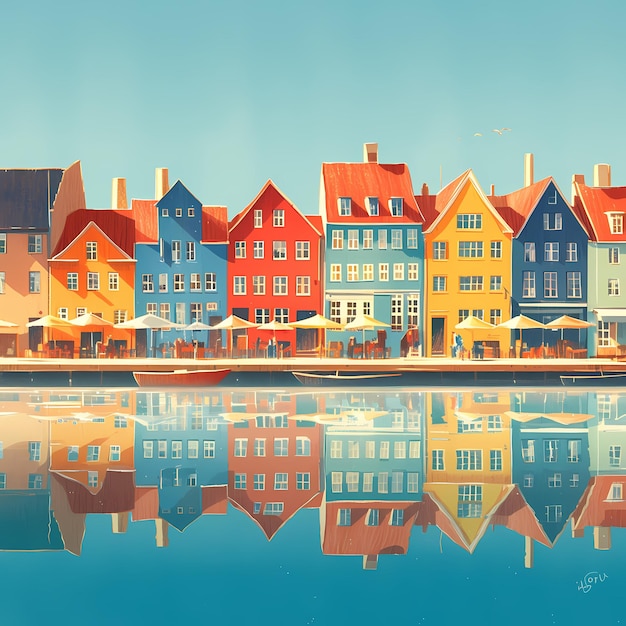 Vibrant Nyhavn Canal Copenhagen