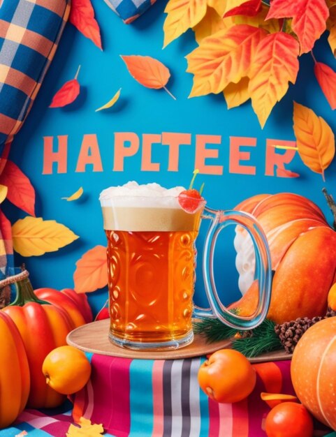 vibrant Oktoberfest background