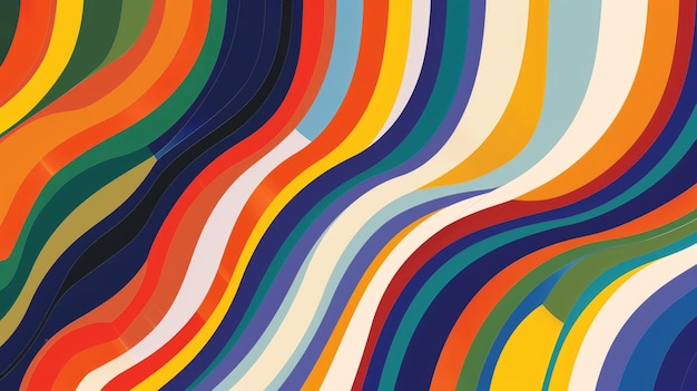 Vibrant OP Art toont gedurfde kleuren met hypnotiserende optische effecten