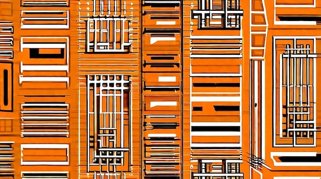 Ярко-оранжевый абстрактный фон