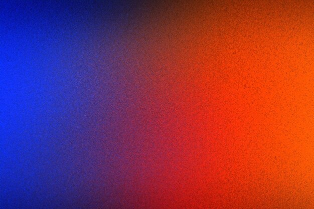 Vibrant orange blue red black grainy gradient background abstract glowing colors dark noise