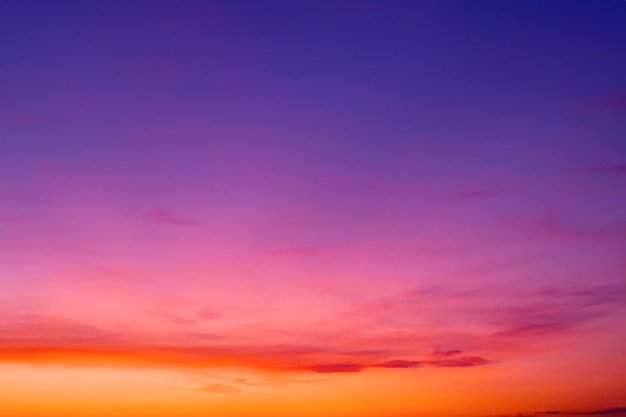 Vibrant Orange Sky Background