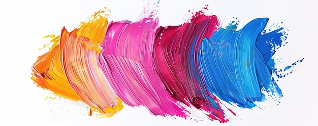 写真 vibrant paint strokes sweep across with dynamic energy