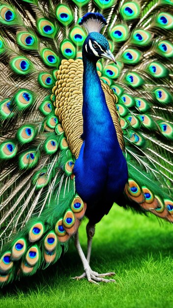 Vibrant Peacock