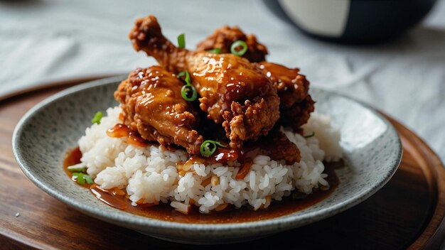 침대에 제공 된 김 의 활기찬 사진