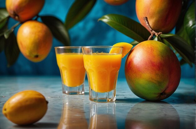 vibrant photo of Mango Juice Tropical Treat