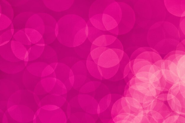 Vibrant pink color wallpaper abstract bokeh light defocused background