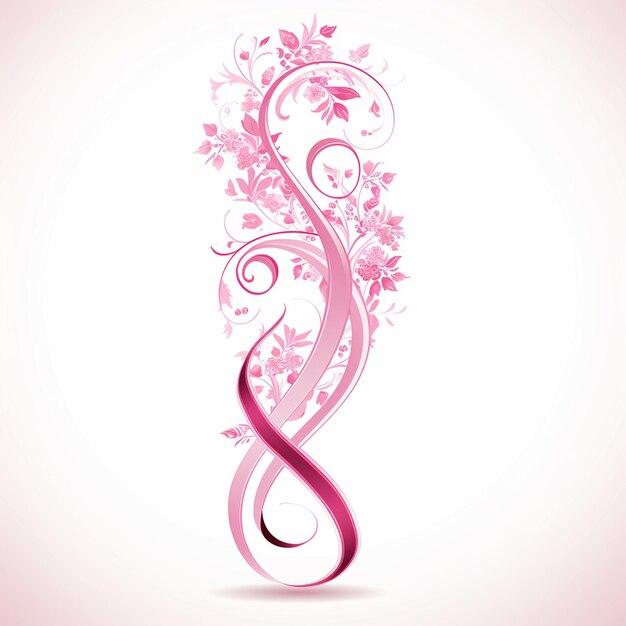 Foto nastro rosa vibrante per materiali di marketing