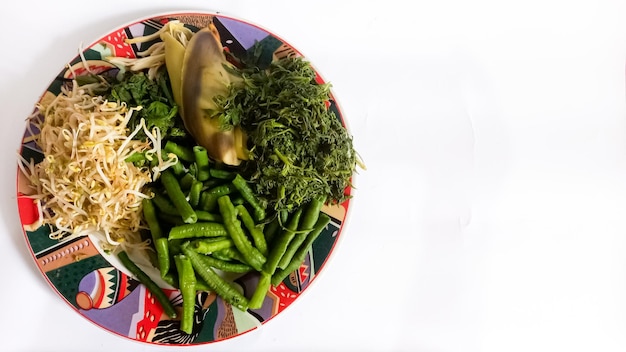 A vibrant plate of freshlyprepared vegetables a perfect representation of healthy eating and wellbeing boiled vegetable