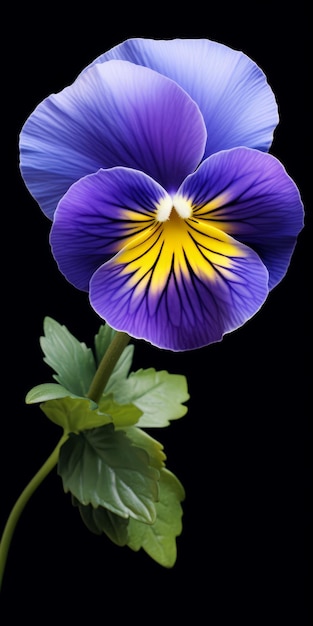 Vibrant Purple Pansy Flower Wallpaper With High Detail