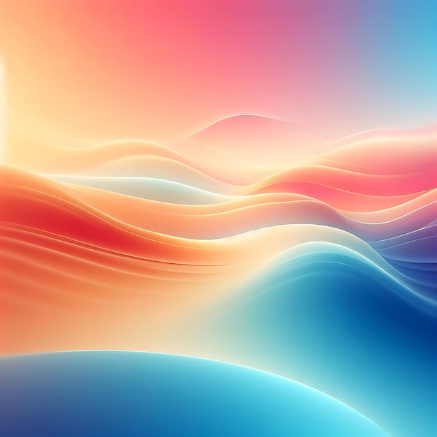 Vibrant Rainbow Aesthetic Gradient Abstract Background