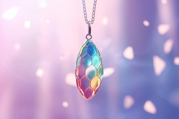 Vibrant rainbow glitter shine bright with sparklecore's summery necklace banner