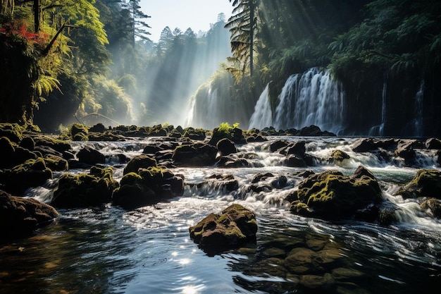 Vibrant_rainbow_over_a_misty_waterfall_567jpg (ビブラント・レインボウ・オーバー・ア・ミスティ・ウォーターフォール)