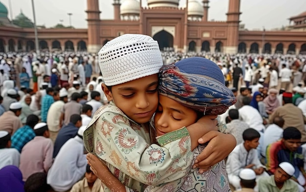 Vibrant Ramadan and Eid Ul Fitr Celebration Photo of Festive Joy