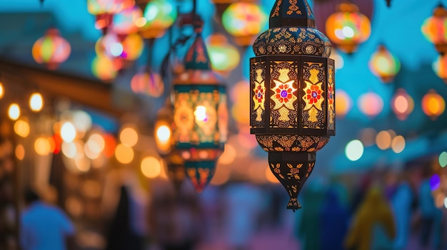 Vibrant Ramadan and Eid Ul Fitr Celebration Photo of Festive Joy