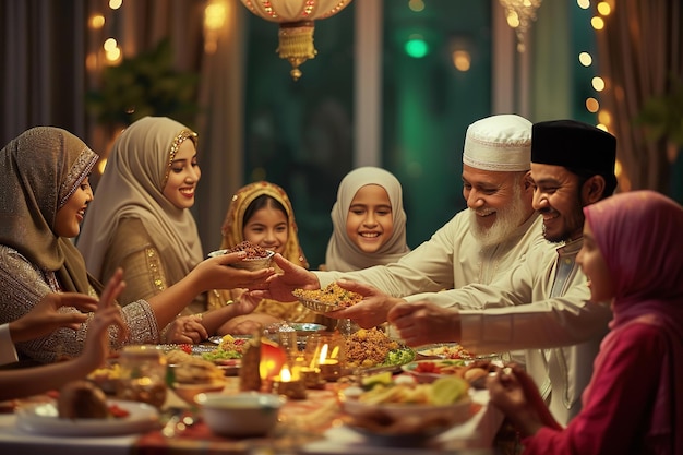 Vibrant Ramadan and Eid Ul Fitr Celebration Photo of Festive Joy