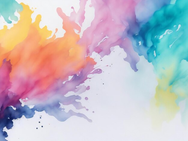 A vibrant and realistic watercolor background