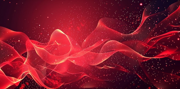 Vibrant Red Abstract Background