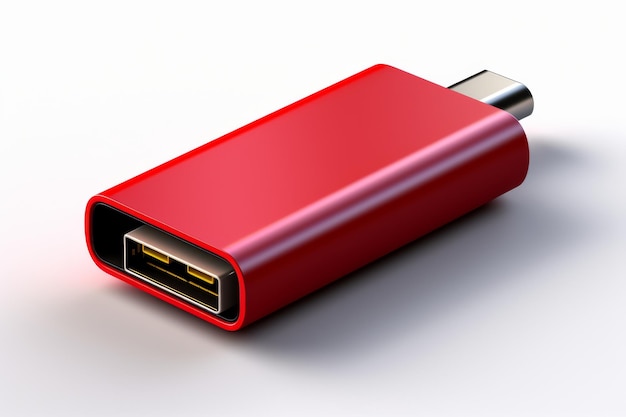 Vibrant Red Charger Illuminating a Blank Canvas On a White or Clear Surface PNG Transparent Background