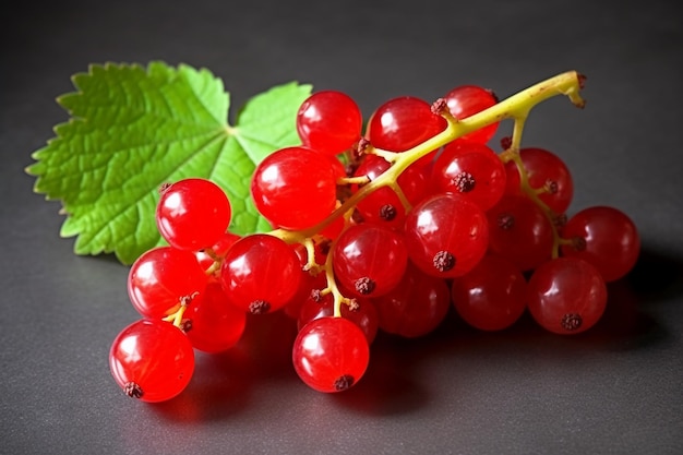 a vibrant red currant