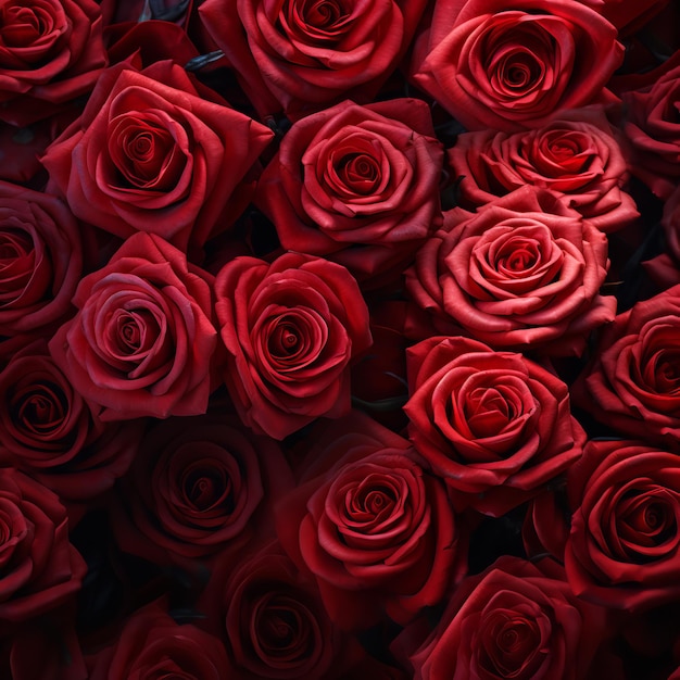 Foto vivaci rose rosse