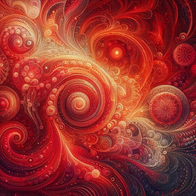 vibrant red wallpaper background