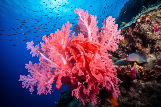 Vibrant reef ecosystem sea animal photography