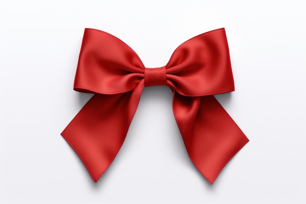 Vibrant Rood lint mock-up geschenk Genereren Ai