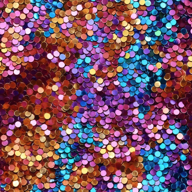 Vibrant sequin splendor a captivating photorealistic display