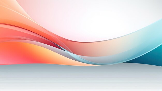 Vibrant and sleek abstract canvas with clean lines for your project