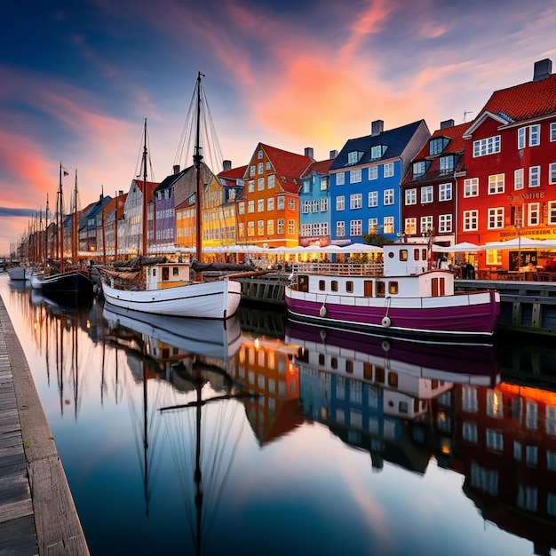 Vibrant Streets of Copenhagen