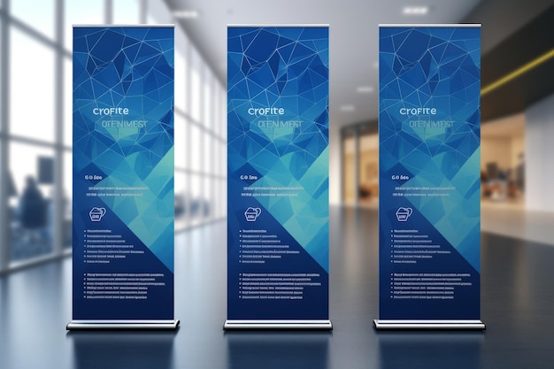 Vibrant and Stylish Banner Display Template for Work 4 AR 32