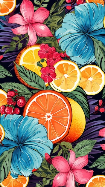 vibrant summer pattern