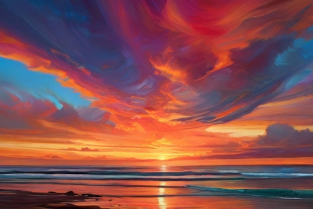 Vibrant Sunset Colors