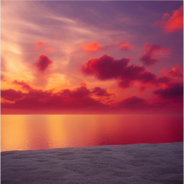 Vibrant sunset hues backgrounds