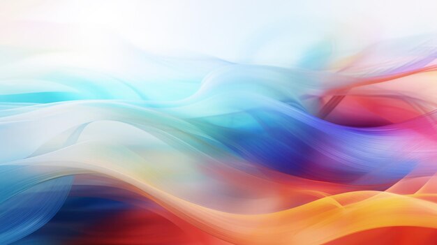 Vibrant symphony an enchanting kaleidoscope of colors on a serene canvas