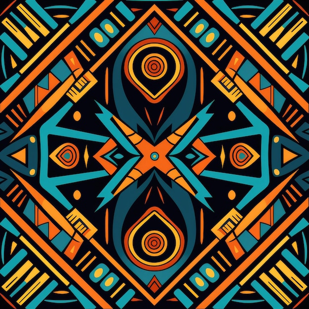 Vibrant Tapestry Exploring the African Origins of Geometric Patterns