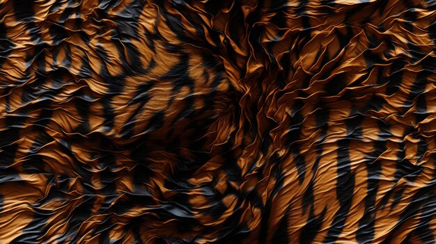 Photo vibrant tiger skin seamless pattern generative ai