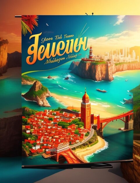 vibrant tourism banner