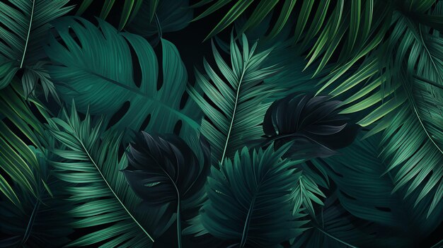 Vibrant Tropical Foliage