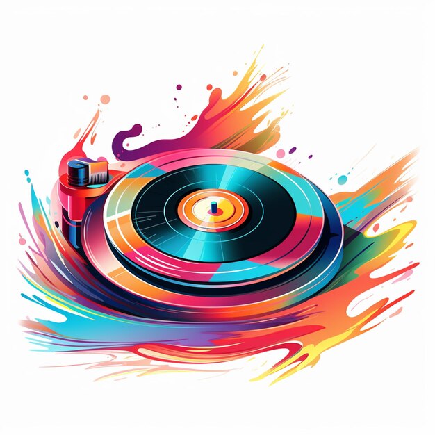 vibrant turntable