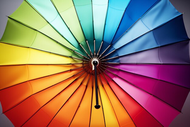 Vibrant Umbrella Splash